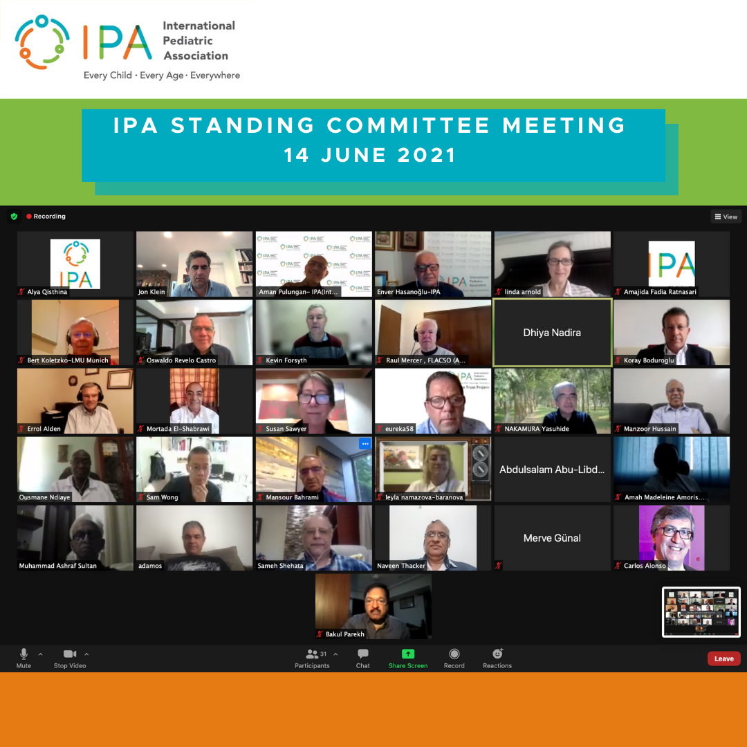 Standing Committee Meeting: 14 June 2021